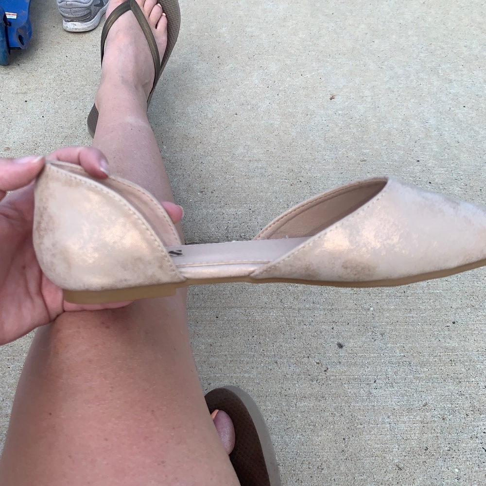 Rose Gold Flats